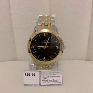 NWT Viewpoint by Timex Gold & Silver Watch